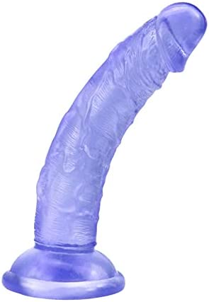 6.5 Inch Realistic Blue Dildo with Suction Cup for Beginners, Adult Anal Gay Couple Sex Toys for Hands-Free Play, G-Spot Stimulator Silicone Dildos Vibrator for Men Women Pleasure Sex Toys4women