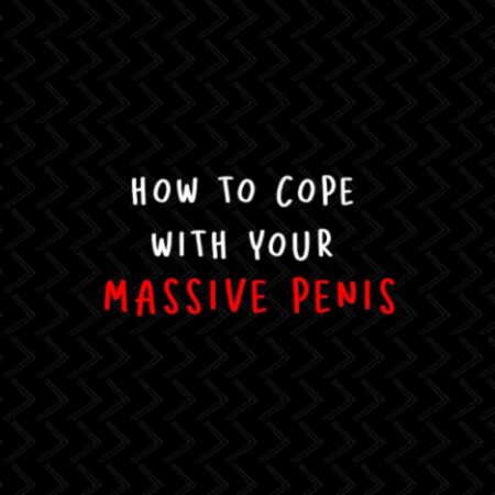 How To Cope With Your Massive Penis: Lined Notebook, 6 x 9 Inches