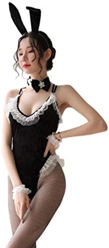 Sexy Womens Lingerie RONGYEE bunny costume Rabbit Outfit Naughty Lovely