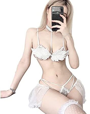 Sexy Cosplay Lingerie Naughty Costume Anime Devil Bikini Angle Bra Panty Lace Teddy Babydoll Chemises Underwear