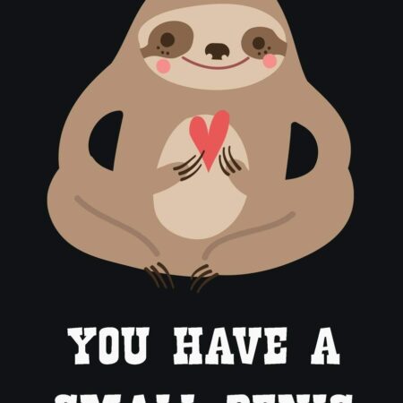 You Have A Small Penis: Adult Humor Journal To Write In / Profanity Sarcasm Notebook / 100 Blank Lined Pages / 6x9 Daily Diary / Unique Composition Book With A Swearing Sloth ( Gag Gift )