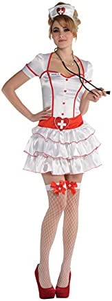 Yummy Bee - Nurse Costume Women - Nurse Outfit Sexy Fancy Dress Costume - Naughty Nurse - Plus Size Costume 8-18