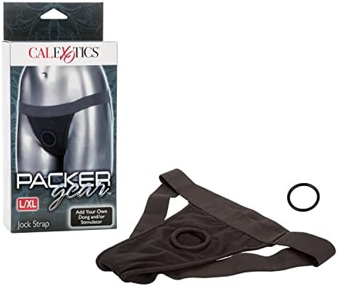 Calexotics Packer Gear Jock Strap, Large/X-Large, Black