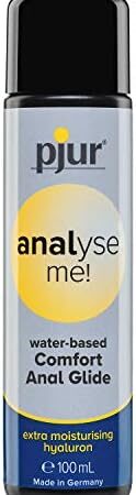pjur Analyse me! Moisturising - Water-Based Personal Lubricant - for Comfortable Anal Sex - Suitable for Sex Toys (100ml)