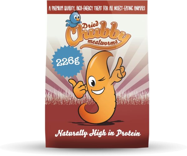 226g Chubby Dried Mealworms for Wild Birds Only