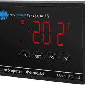 NICREW Digital LED Heating and Cooling Temperature Controller, Reptile Thermostat for Snake, Lizard, Tortoise, Vivarium and Other Reptiles, 1100W 220V