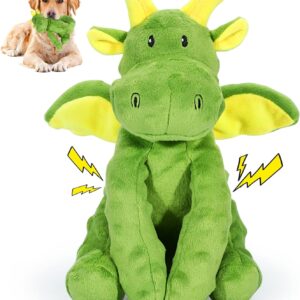 Verla Squeaky Dog Toys Soft Plush Dog Toy with Crinkle Paper Stuffed Dog Chew Toys Indestructible Dog Toys Interactive Dog Teething Toys Tug of War Dog Toys for Small Medium Breed Dogs - Birthday Gift