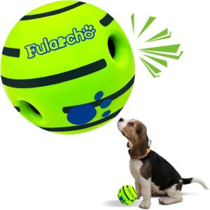 Yiateoit 3.94" Dog Toy Ball Interactive Dog Toys Giggle Ball for Dogs Toy Balls for Dogs Indestructible Dog Toys for Boredom Training