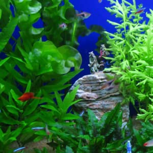 Fishtank Green Leaves