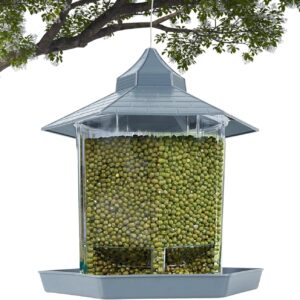 Bird Feeders for Outdoors Hanging Bird Feeder, with a Latch Feature,Retractable Bird Feeder, Wild Bird Seed for Outside Feeders and Garden Decoration Yard for Bird Watchers by AVOS-DEALS-GLOBAL