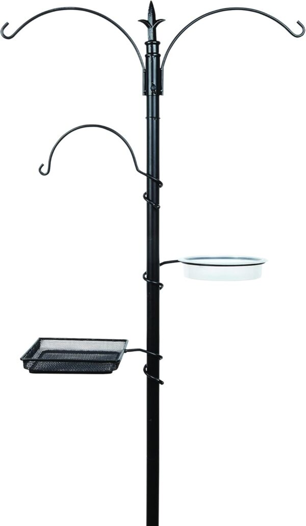 Gardman A04389 Bird Feeding Station, Black, 3.5x67.5x226 cm