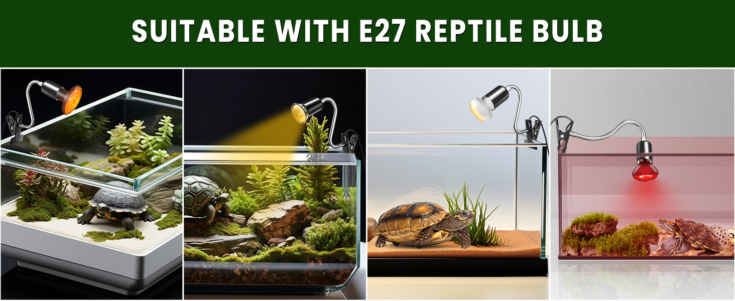 reptile heat lamp holder