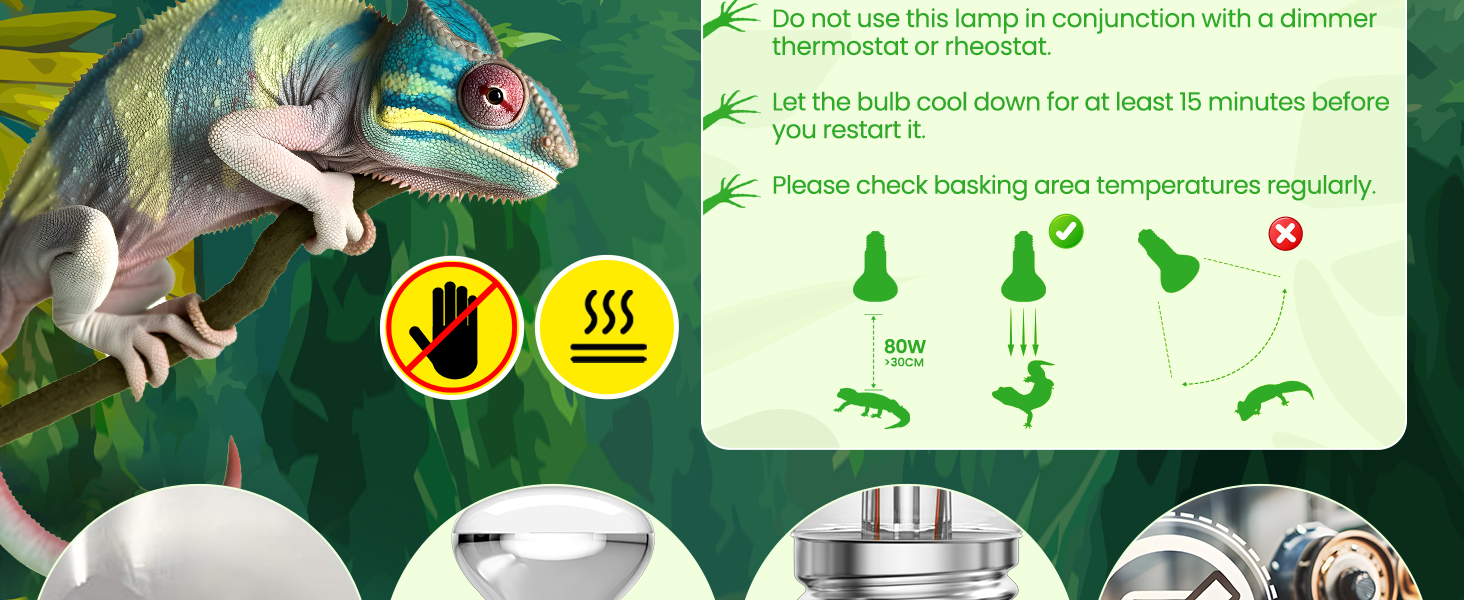 UVA UVB Heat Bulb for Reptiles