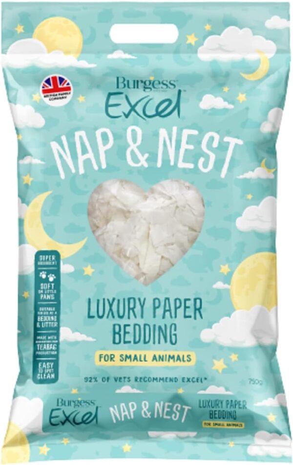 Burgess Excel Nap & Nest paper bedding for small animals