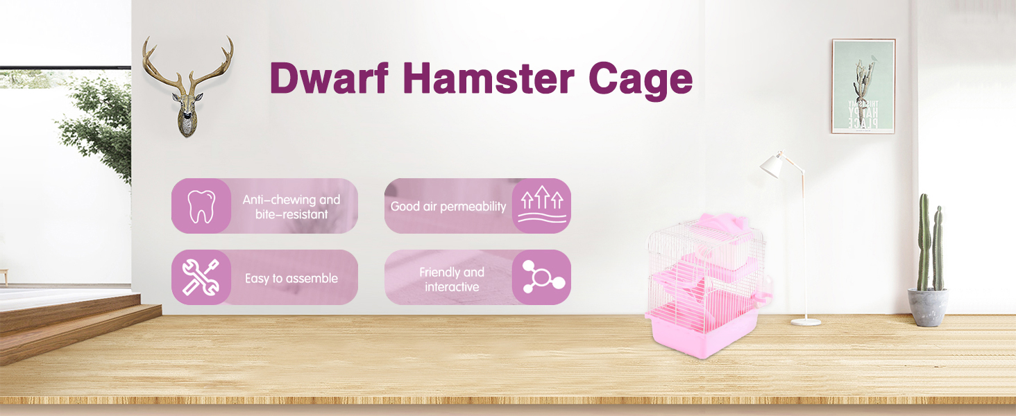 hamster food hamster ball hamster cage