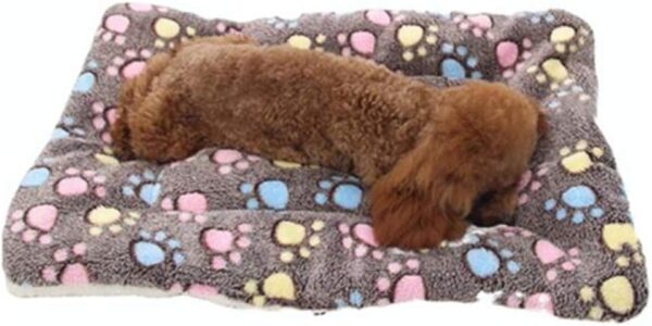 Vejaoo Dog Bed Mattress Multipurpose Machine Washable Puppy Mat Cushions for Small/Medium/Large Dogs and Cat Cages XZ006 (49 * 32 CM, Coffee)