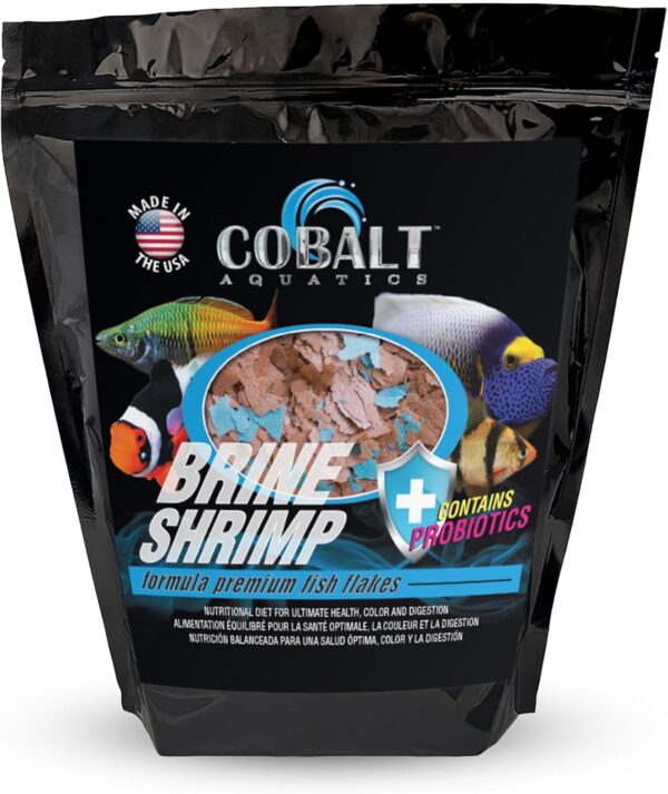 Cobalt Aquatics Brine Shrimp Flake, 16 oz