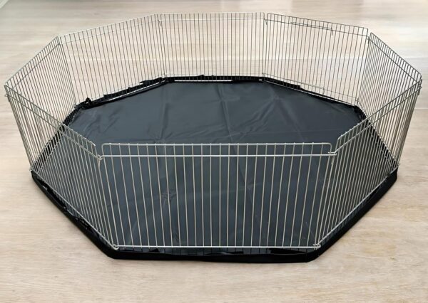 Double Dragon Mini Playpen Cage With Waterproof Floor Mat, Octagonal, For Guinea Pigs, Hamsters, Gerbil Mouse, & Other Small Pets