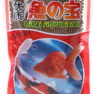 HINAYOSAN Gold-fish Pellets 1.7 Oz Balanced Diet Improving Growth Nutrition Color-Enhancing Cichlid Fish Feed Food