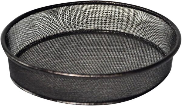 King Fisher BFMESH Metal Mesh Bird Feeding Dish - Silver