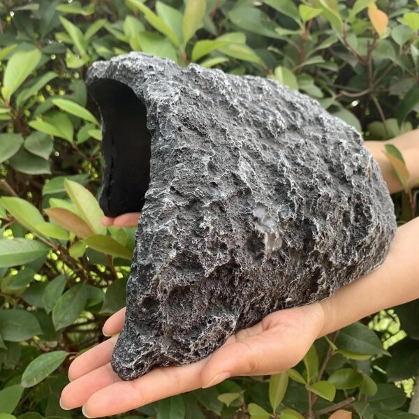 Large Reptile Hide Resin Snake Hides for Ball Pythons Reptile Hides and Cavesbearded Dragon Hide Simulation Rock Reptile Hideout for Habitat Lizard Leopard Gecko