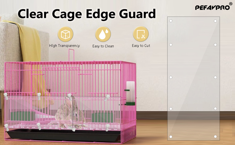 Clear Cage Edge Guard 1