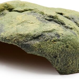 Reptile Simulation Rock Cave Hideouts, Large Resin Reptile Hides and Caves, Aquarium Terrarium Habitat Decor, Suitable for Lizard Bearded Dragon Turtle Snake Hermit Crab 12 × 10 × 5 Inches