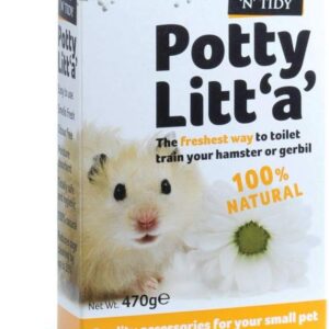 S & G Potty Litt'a' Hamster Litter Pet Cage Toilet 470g