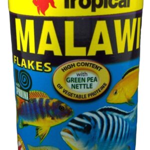 Tropical Malawi Flake - Genuine Food For Malawi Mbuna Cichlid Fish (250ml (50g) TUB)