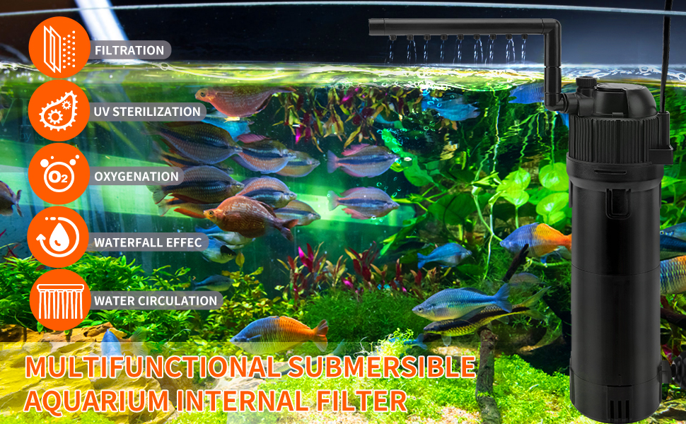 AQQA Internal Fish Tank Filter