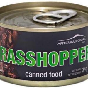 ZooMenu Artemia Preserved Medium Grass Hopper 34 g Tin Fish Food 15141 Pack of 24